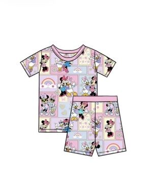 BAMBOO Pink Minnie & Daisy Short Set